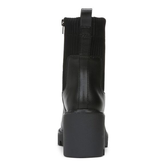 BAR III Womens Black 1" Platform Sock-Top Back Pull-Tab Versuz Booties 11 M - Picture 2 of 4